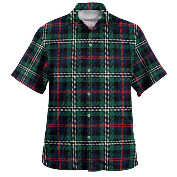 Davidson Double Modern Tartan Hawaiian Shirt