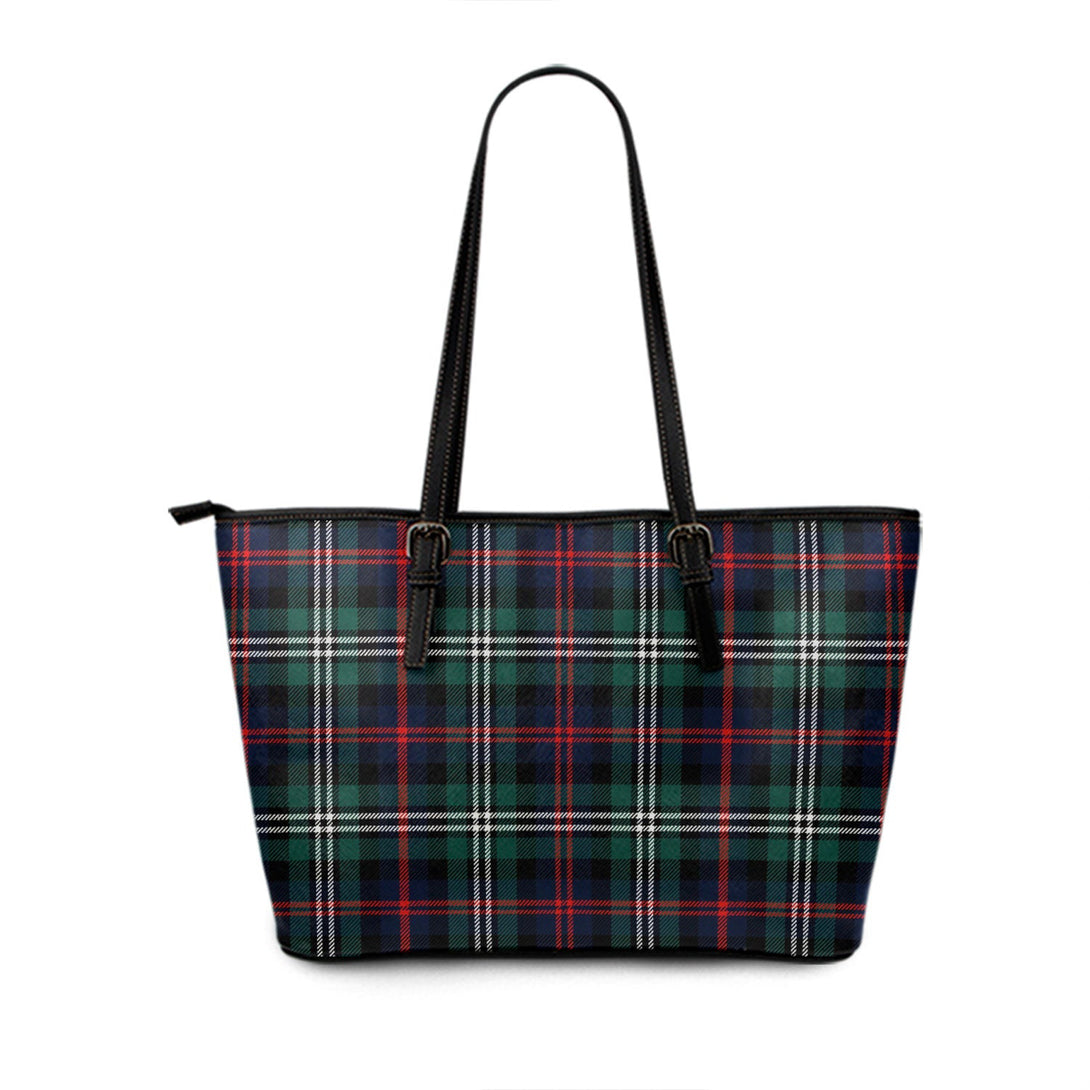 Davidson Double Modern Tartan Leather Tote Bag