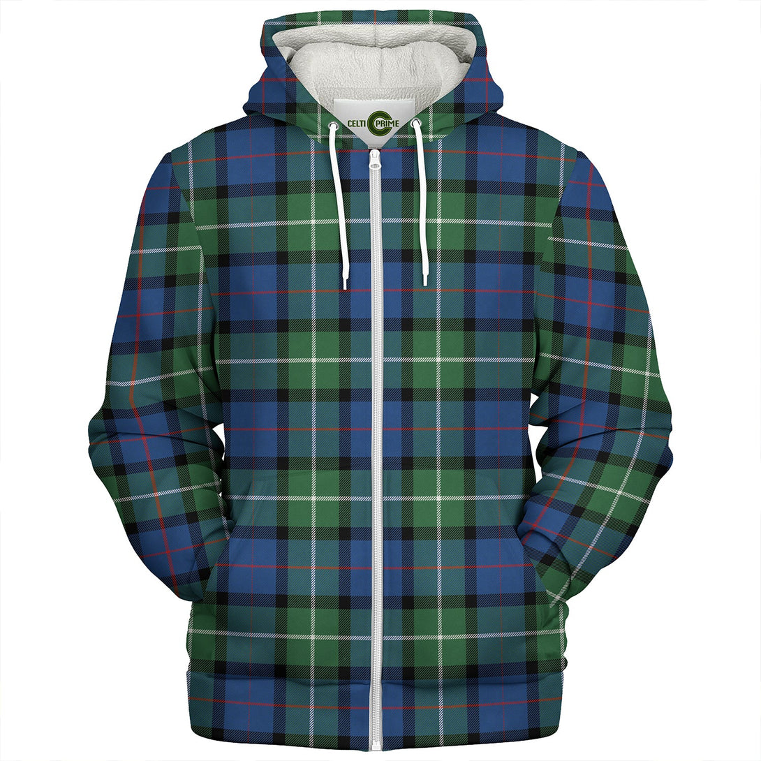 Davidson Modern Clan Badge Tartan Sherpa Hoodie