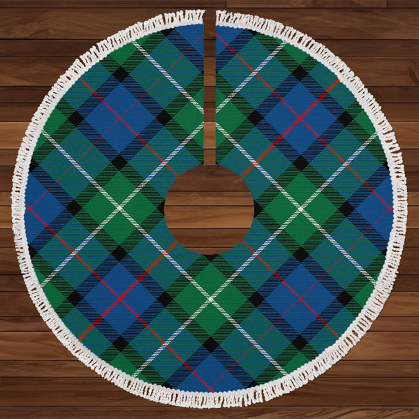 Davidson Modern Clan Badge Tartan Christmas Tree Skirt