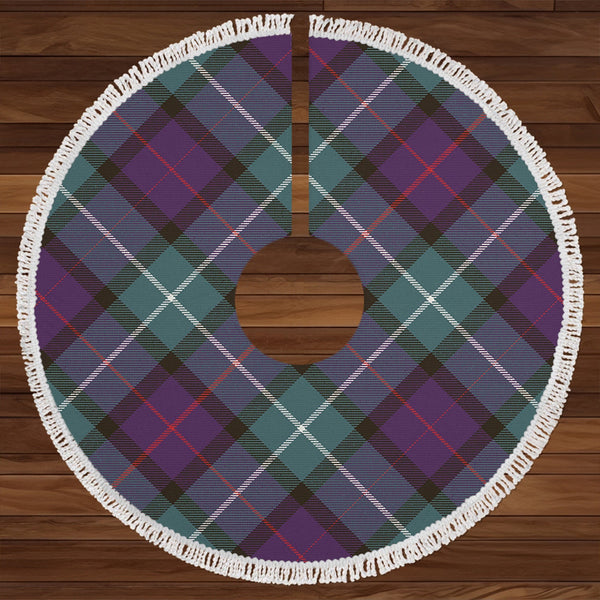 Davidson Weathered Clan Badge Tartan Christmas Tree Skirt