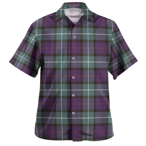 Davidson Weathered Clan Badge Tartan Hawaiian Shirt