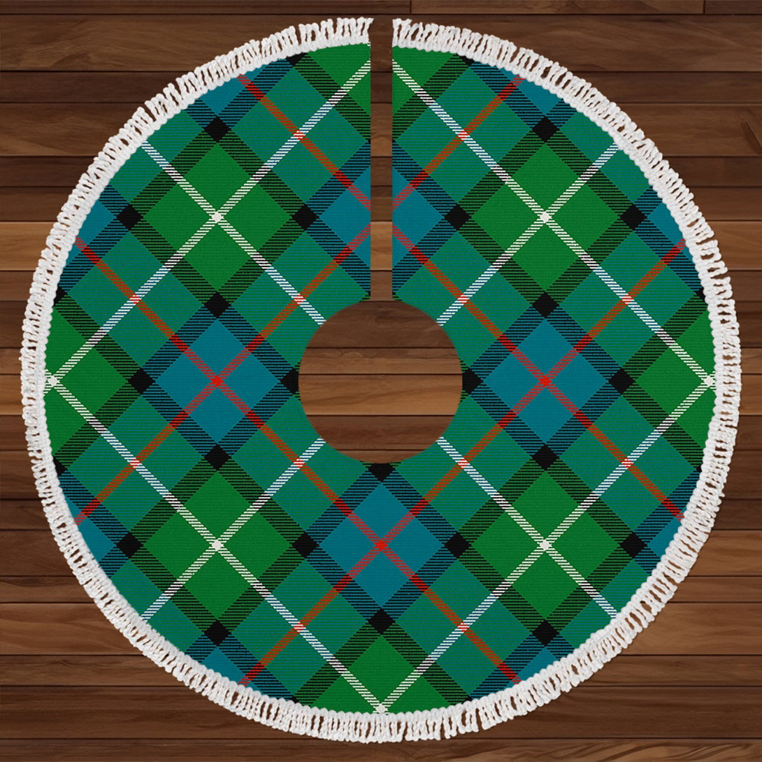 Davidson of Tulloch Ancient Clan Badge Tartan Christmas Tree Skirt