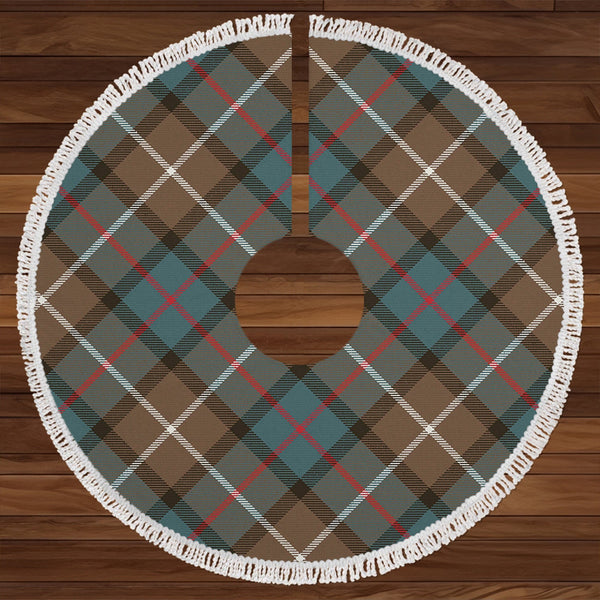 Davidson of Tulloch Weathered Clan Badge Tartan Christmas Tree Skirt