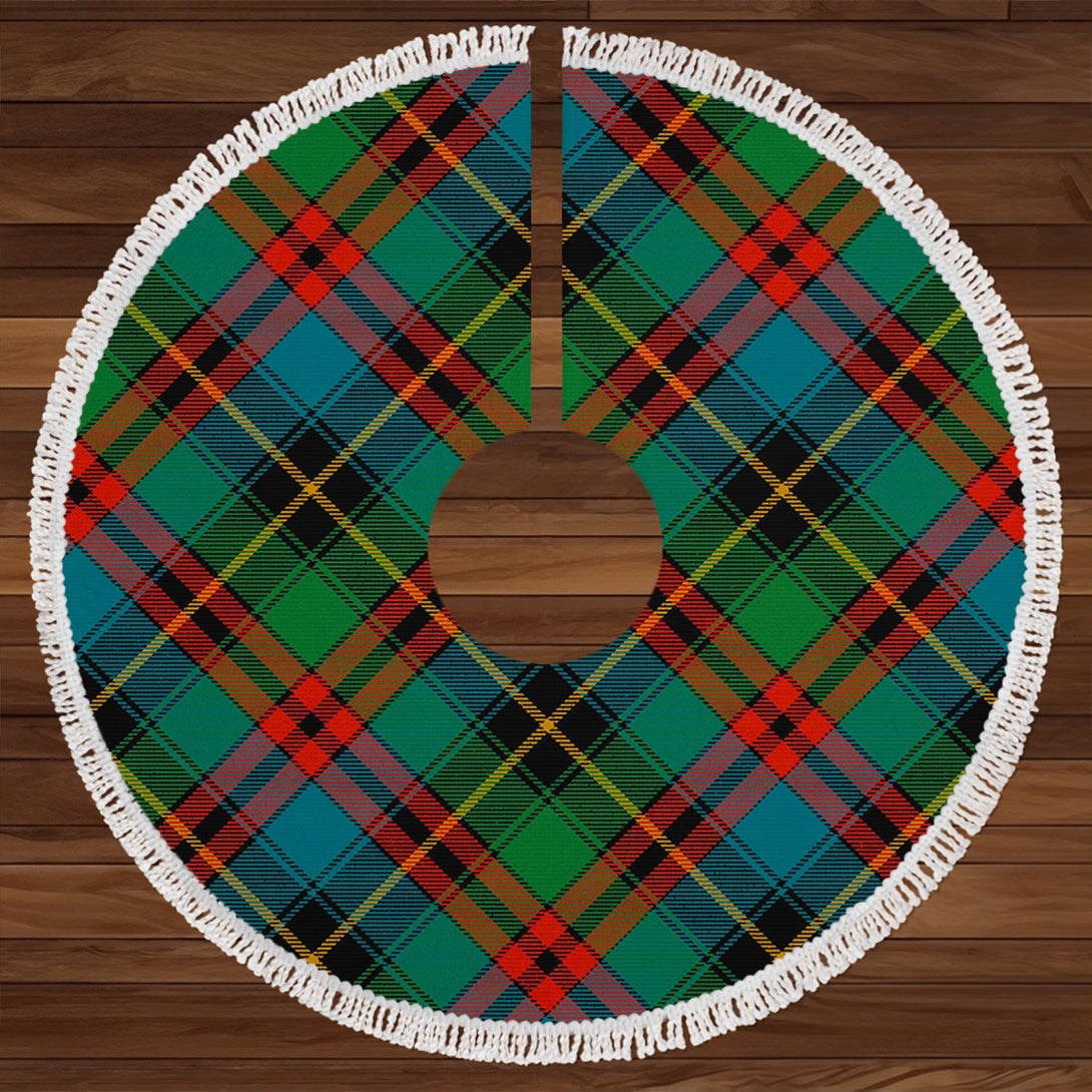 Deas Ancient Clan Badge Tartan Christmas Tree Skirt