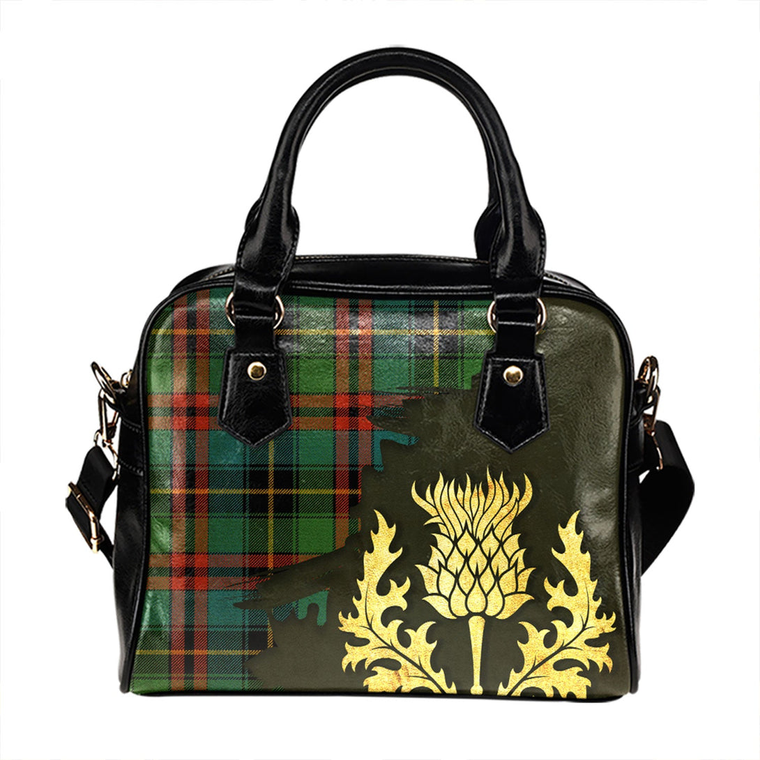 Deas Ancient Tartan Shoulder Handbag Thistle Oldest Style