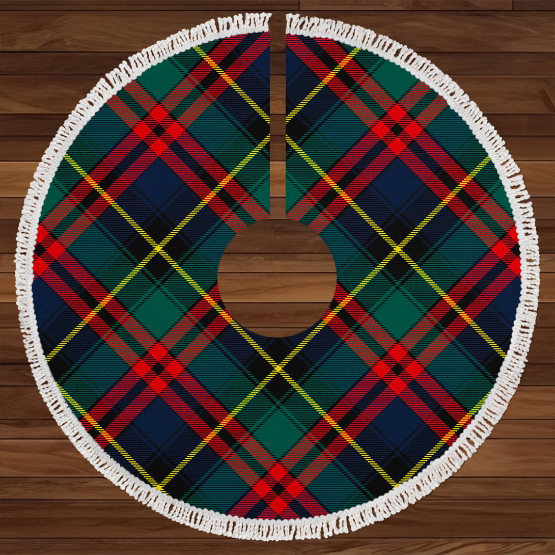 Deas Modern Clan Badge Tartan Christmas Tree Skirt