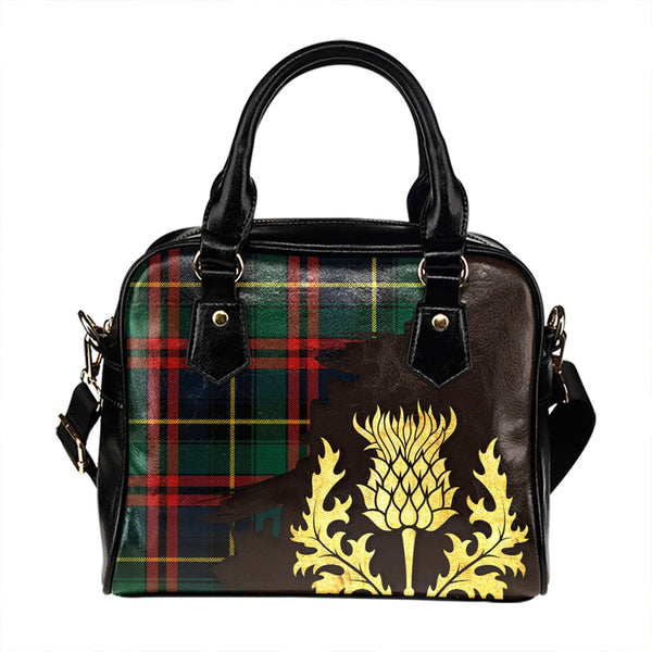 Deas Modern Tartan Shoulder Handbag Thistle Oldest Style