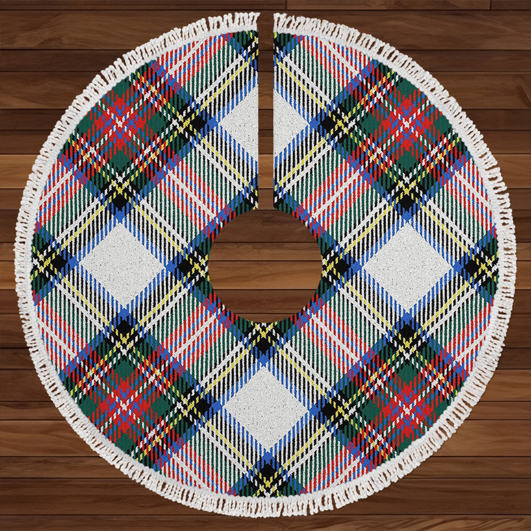 Dennistoun Clan Badge Tartan Christmas Tree Skirt