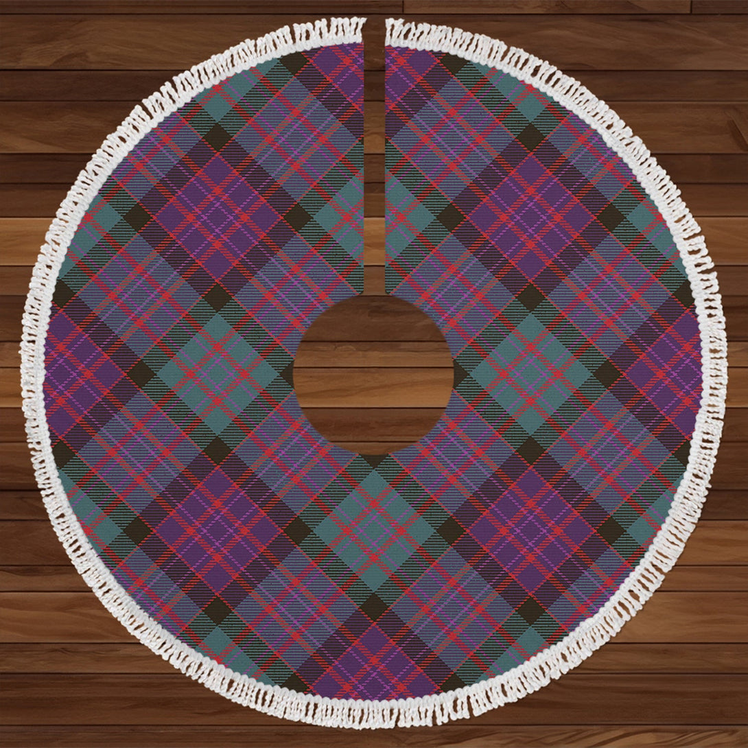 Denovan Weathered Tartan Christmas Tree Skirt