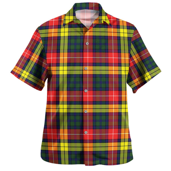 Dewar Clan Badge Tartan Hawaiian Shirt