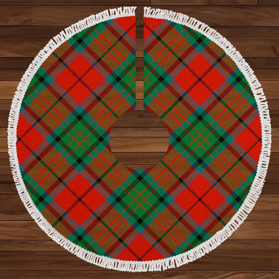 Dickie Ancient Clan Badge Tartan Christmas Tree Skirt