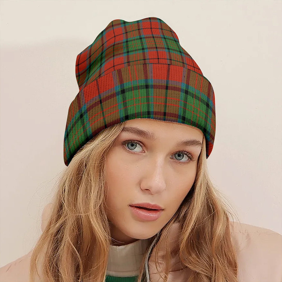 Dickie Ancient Clan Badge Tartan Knitted Beanie