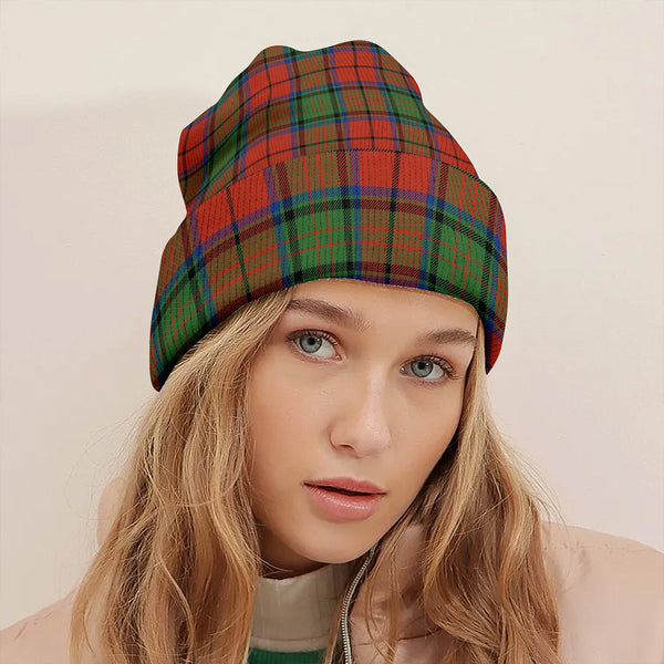 Dickie Modern Clan Badge Tartan Knitted Beanie