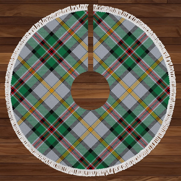 Dinwoodie Modern Clan Badge Tartan Christmas Tree Skirt