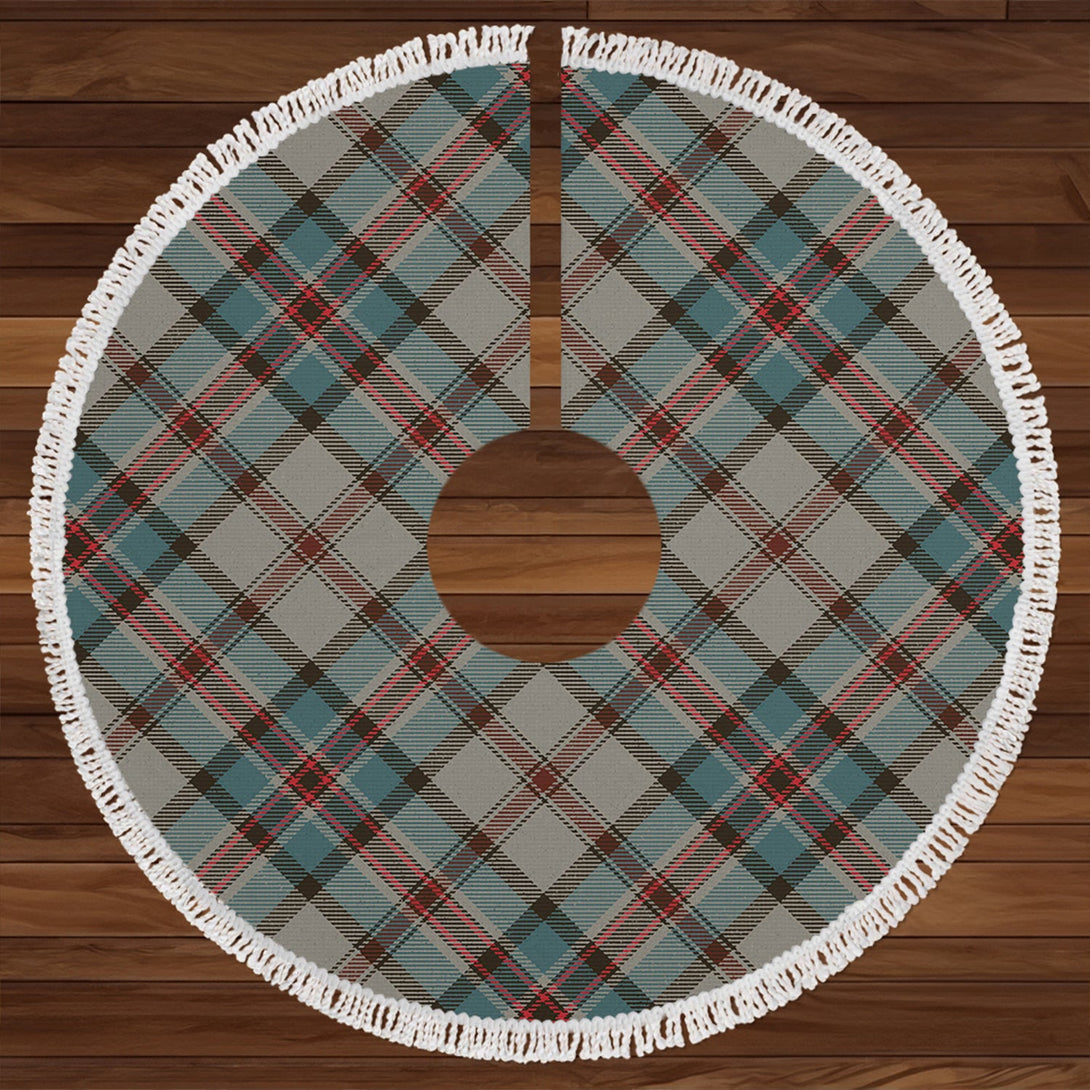 Dinwoodie Weathered Clan Badge Tartan Christmas Tree Skirt