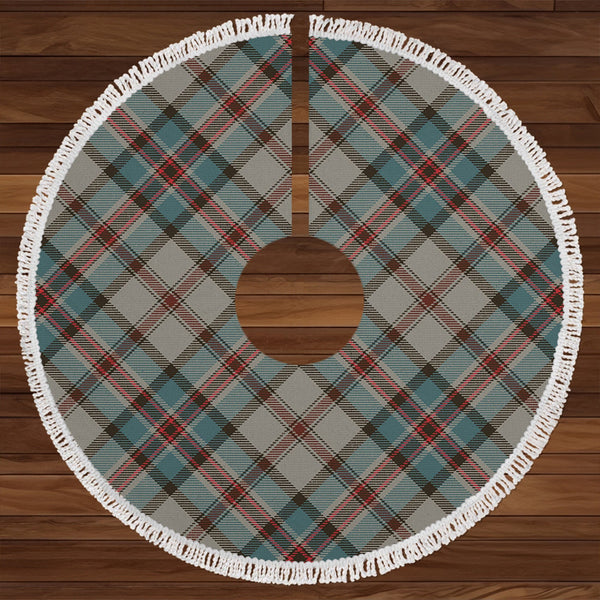 Dinwoodie Weathered Clan Badge Tartan Christmas Tree Skirt