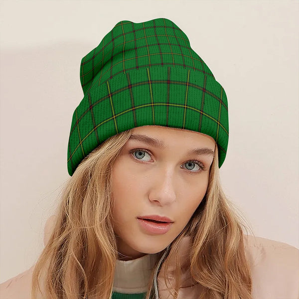 Don (Tribe of Mar) Clan Badge Tartan Knitted Beanie