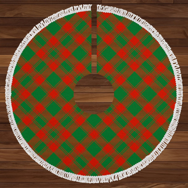 Donachie Ancient Clan Badge Tartan Christmas Tree Skirt