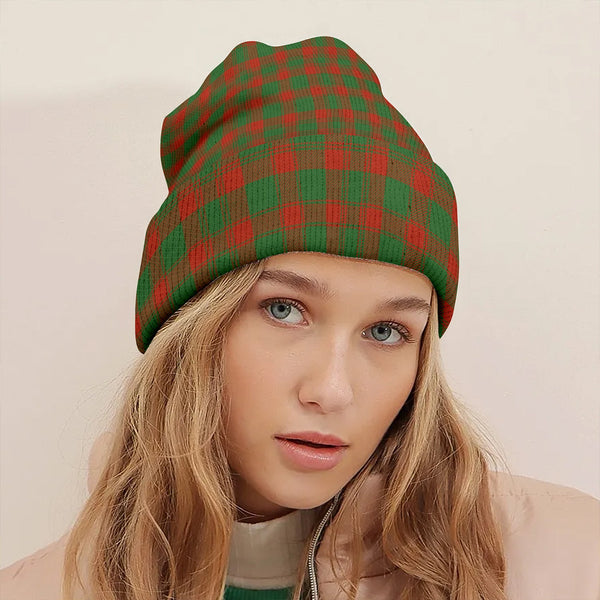 Donachie Ancient Clan Badge Tartan Knitted Beanie