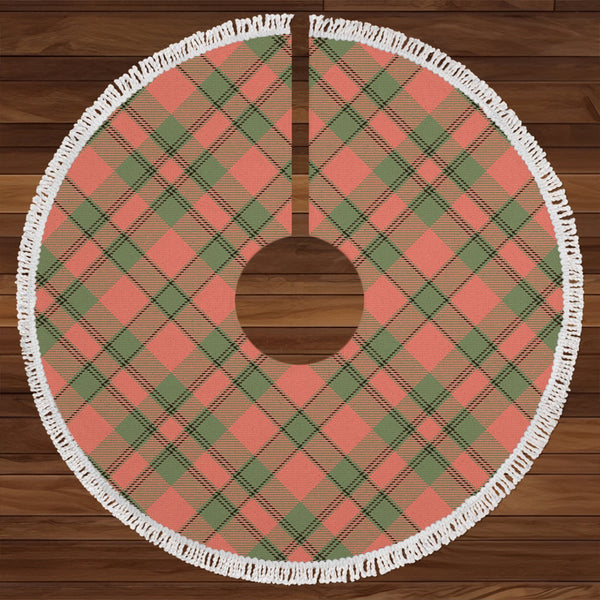 Donachie of Brockloch Hunting Weathered Clan Badge Tartan Christmas Tree Skirt