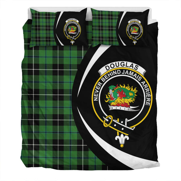 Douglas Ancient Clan Badge Tartan Bedding Set Circle Style