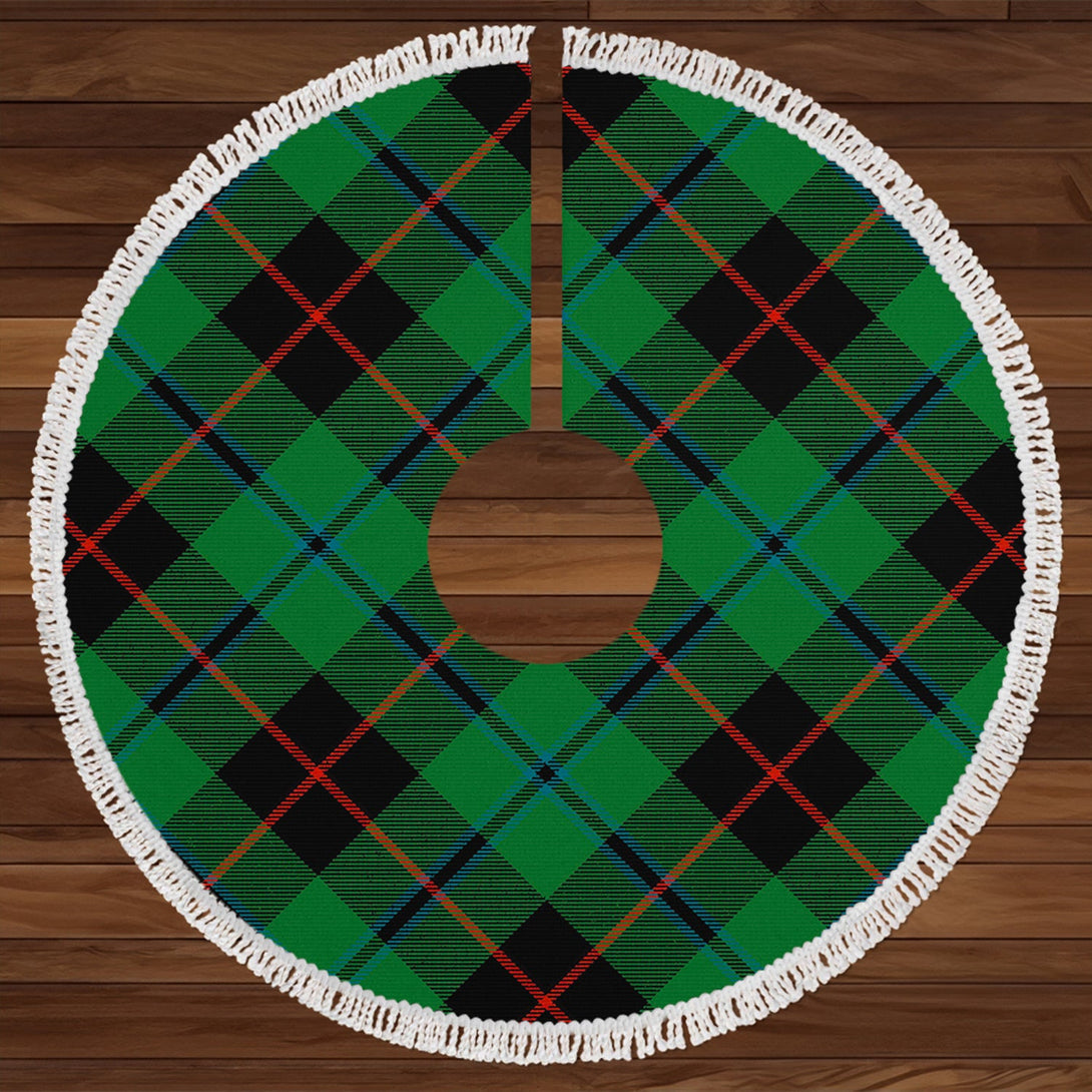 Douglas Black Ancient Tartan Christmas Tree Skirt