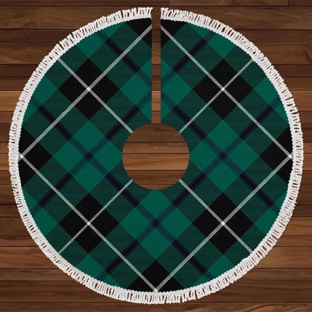 Douglas Modern Clan Badge Tartan Christmas Tree Skirt