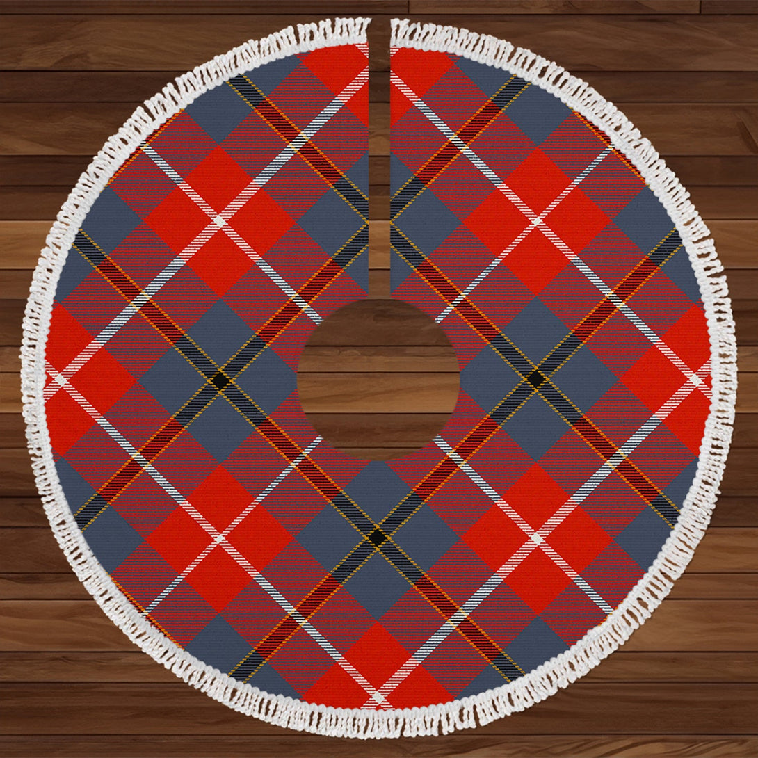 Douglas Red Ancient Tartan Christmas Tree Skirt