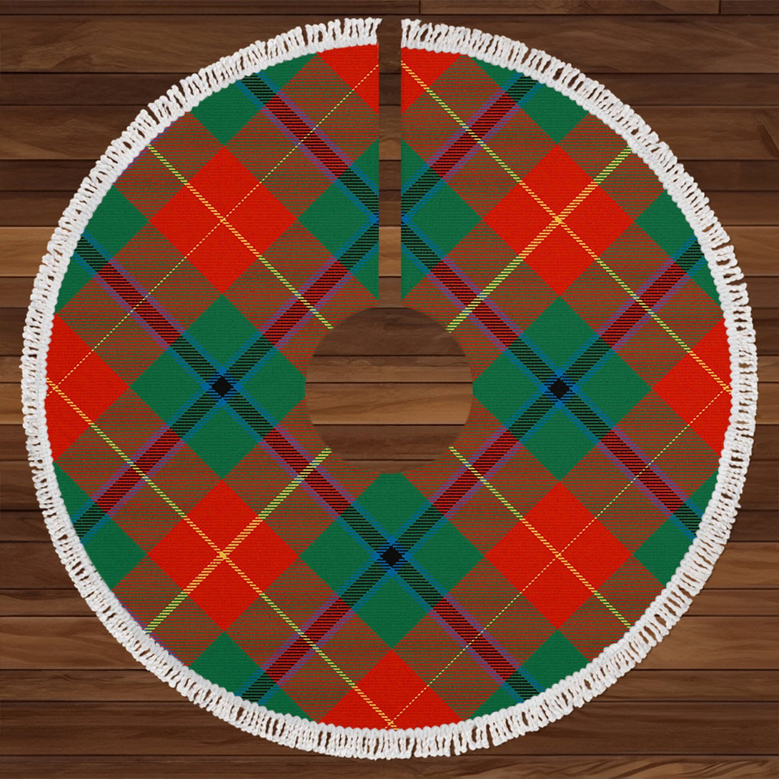 Douglas of Roxburgh Ancient Clan Badge Tartan Christmas Tree Skirt