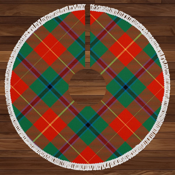 Douglas of Roxburgh Ancient Clan Badge Tartan Christmas Tree Skirt