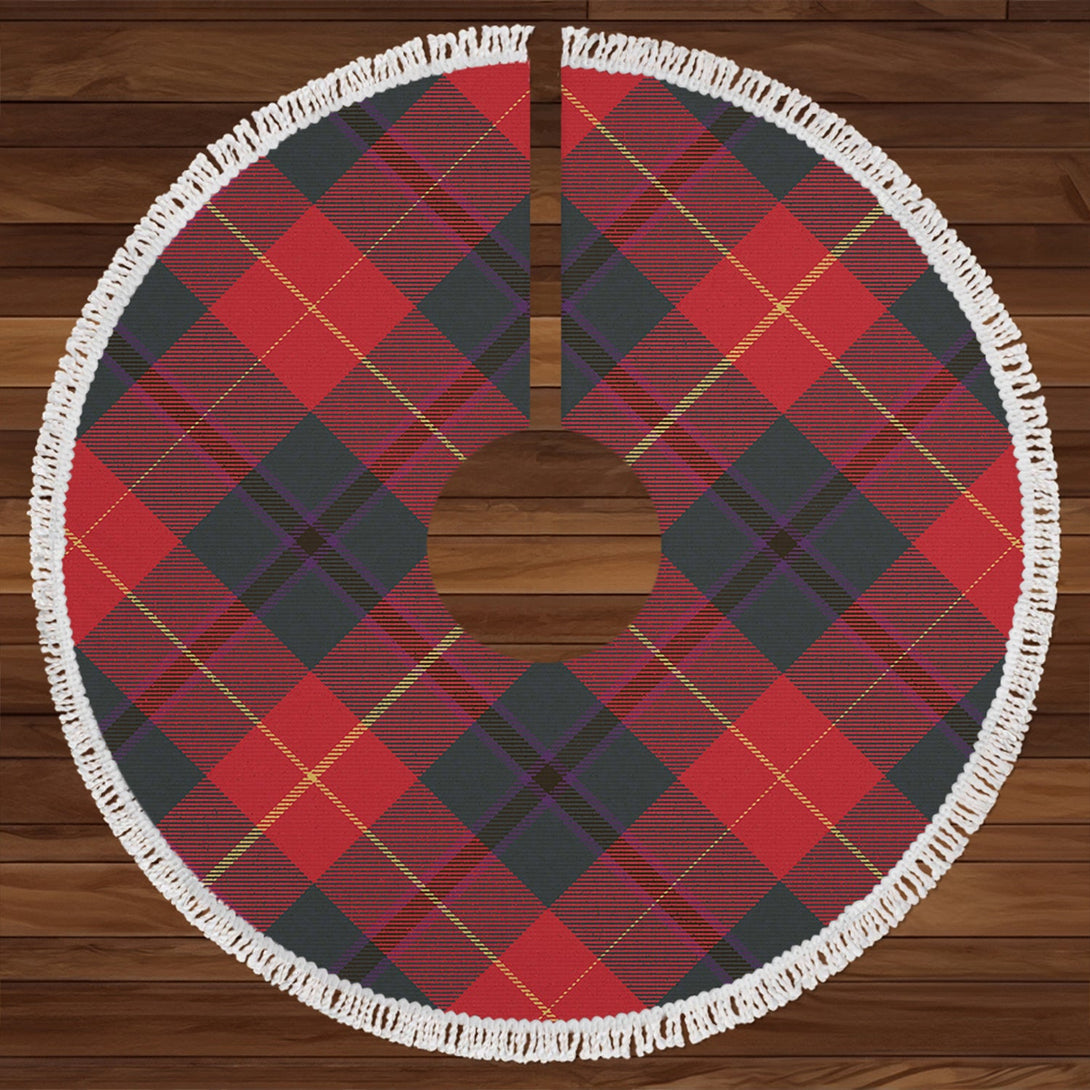 Douglas of Roxburgh Weathered Clan Badge Tartan Christmas Tree Skirt