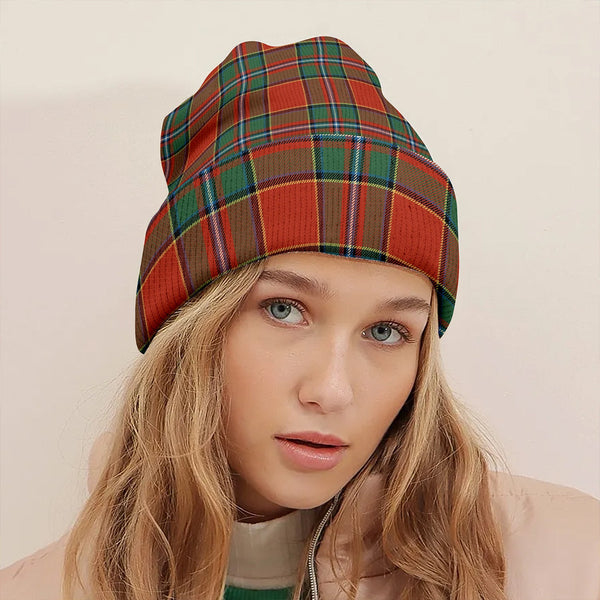 Drummond Ancient Clan Badge Tartan Knitted Beanie