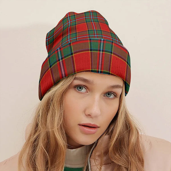 Drummond Modern Clan Badge Tartan Knitted Beanie