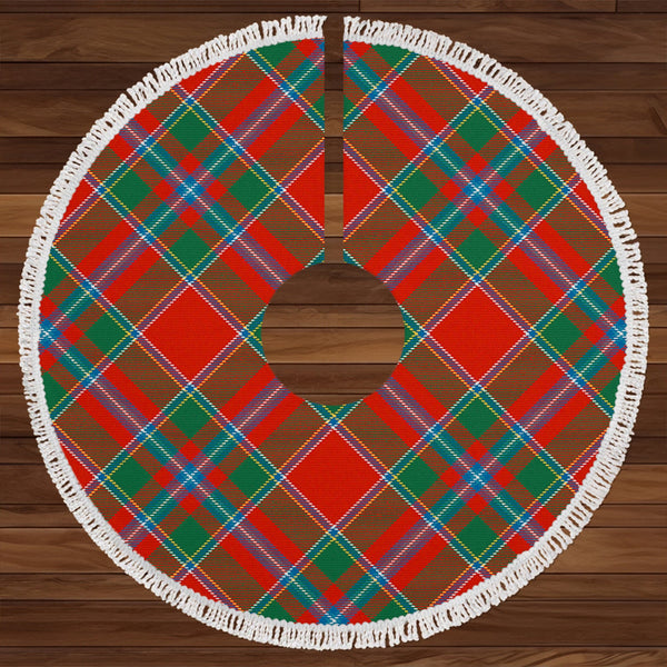 Drummond of Perth Ancient Clan Badge Tartan Christmas Tree Skirt