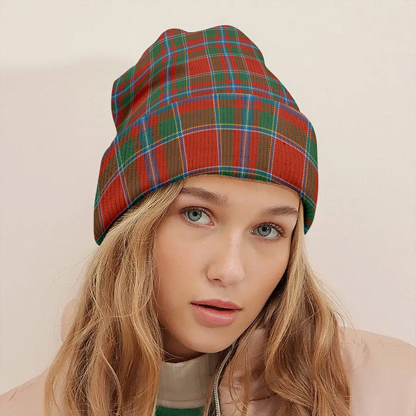 Drummond of Perth Ancient Clan Badge Tartan Knitted Beanie