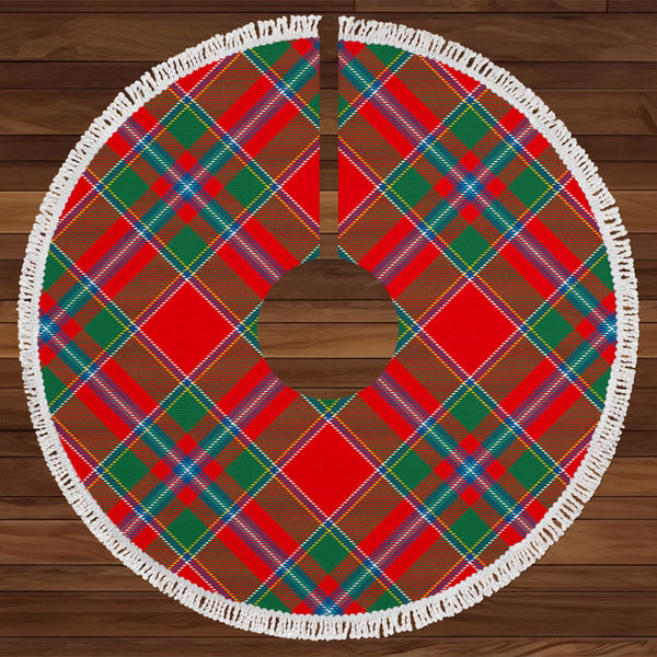 Drummond of Perth Modern Clan Badge Tartan Christmas Tree Skirt