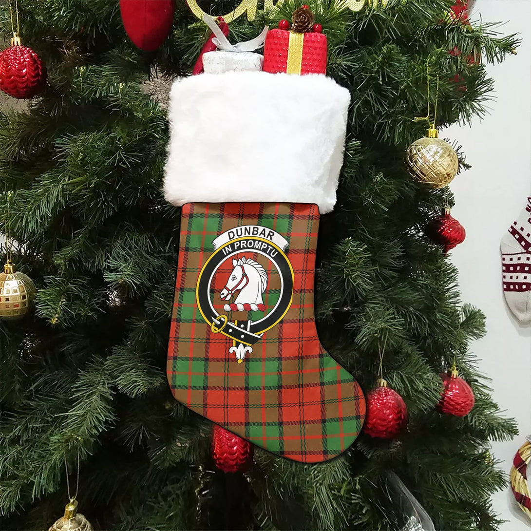 Dunbar Ancient Clan Badge Tartan Christmas Stocking