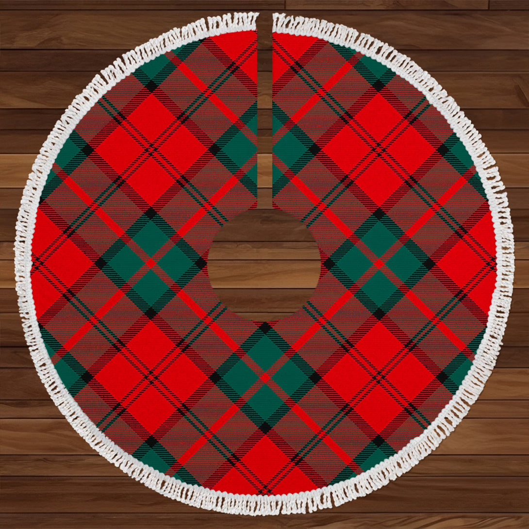 Dunbar Modern Clan Badge Tartan Christmas Tree Skirt