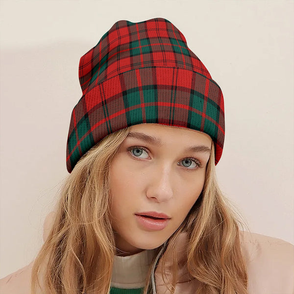 Dunbar Modern Clan Badge Tartan Knitted Beanie