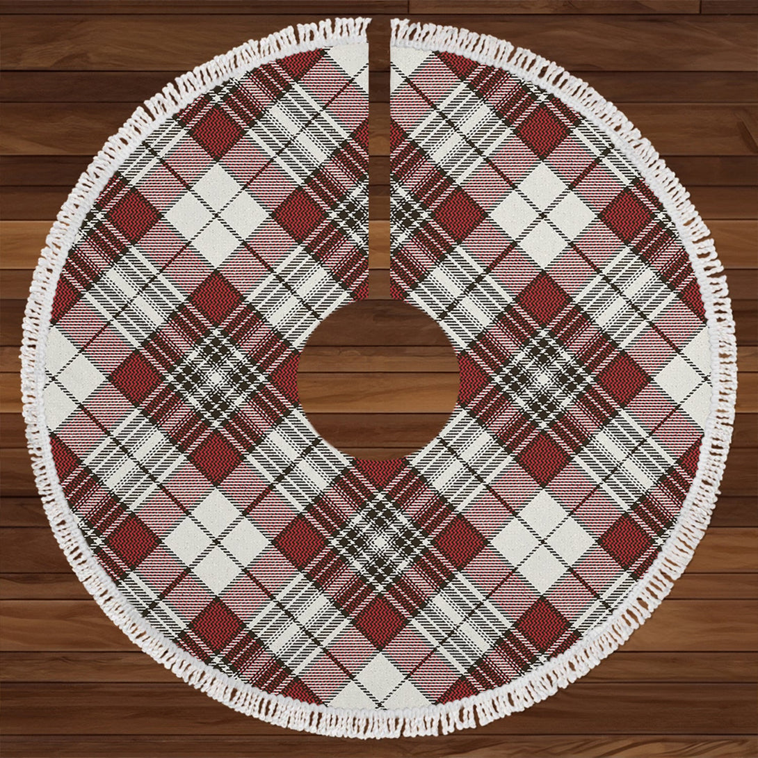 Dunbar Plaid Weathered Clan Badge Tartan Christmas Tree Skirt