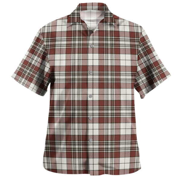 Dunbar Plaid Weathered Clan Badge Tartan Hawaiian Shirt