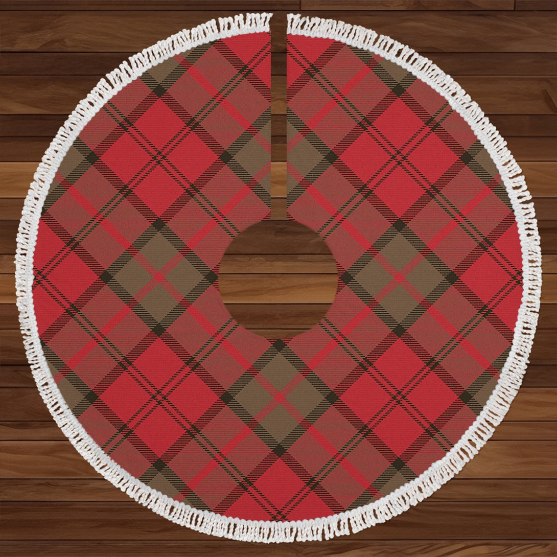 Dunbar Weathered Clan Badge Tartan Christmas Tree Skirt