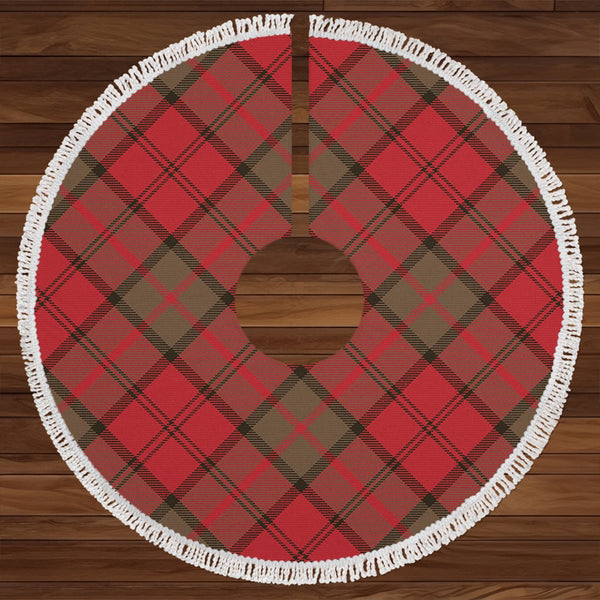 Dunbar Weathered Clan Badge Tartan Christmas Tree Skirt