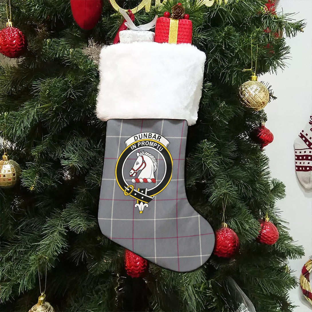 Dunbar of Pitgaveny Clan Badge Tartan Christmas Stocking