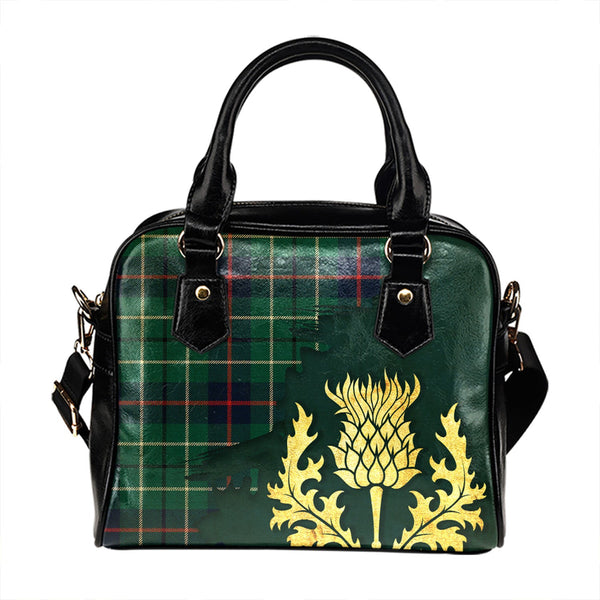 Duncan Modern Tartan Shoulder Handbag Thistle Oldest Style