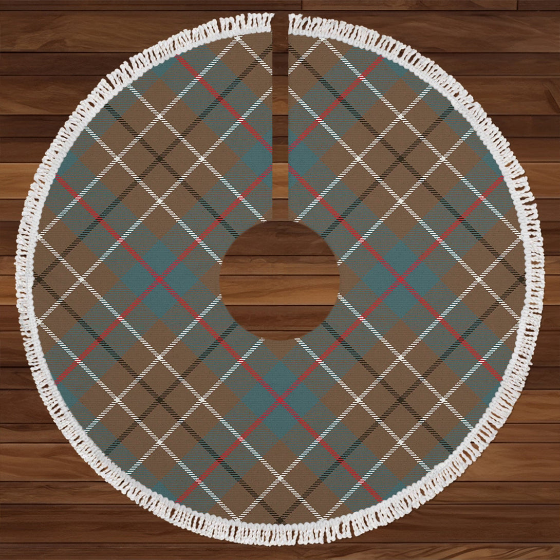 Duncan Weathered Clan Badge Tartan Christmas Tree Skirt