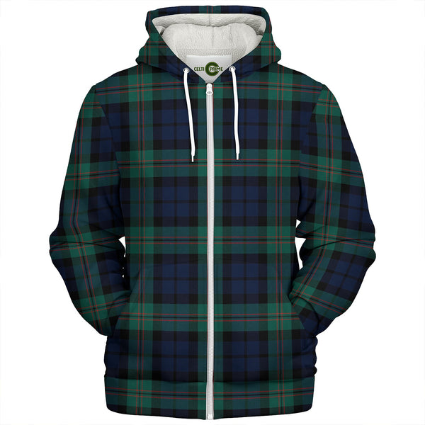 Dundas Modern Clan Badge Tartan Sherpa Hoodie