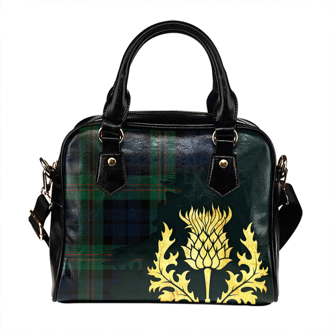 Dundas Modern Tartan Shoulder Handbag Thistle Oldest Style