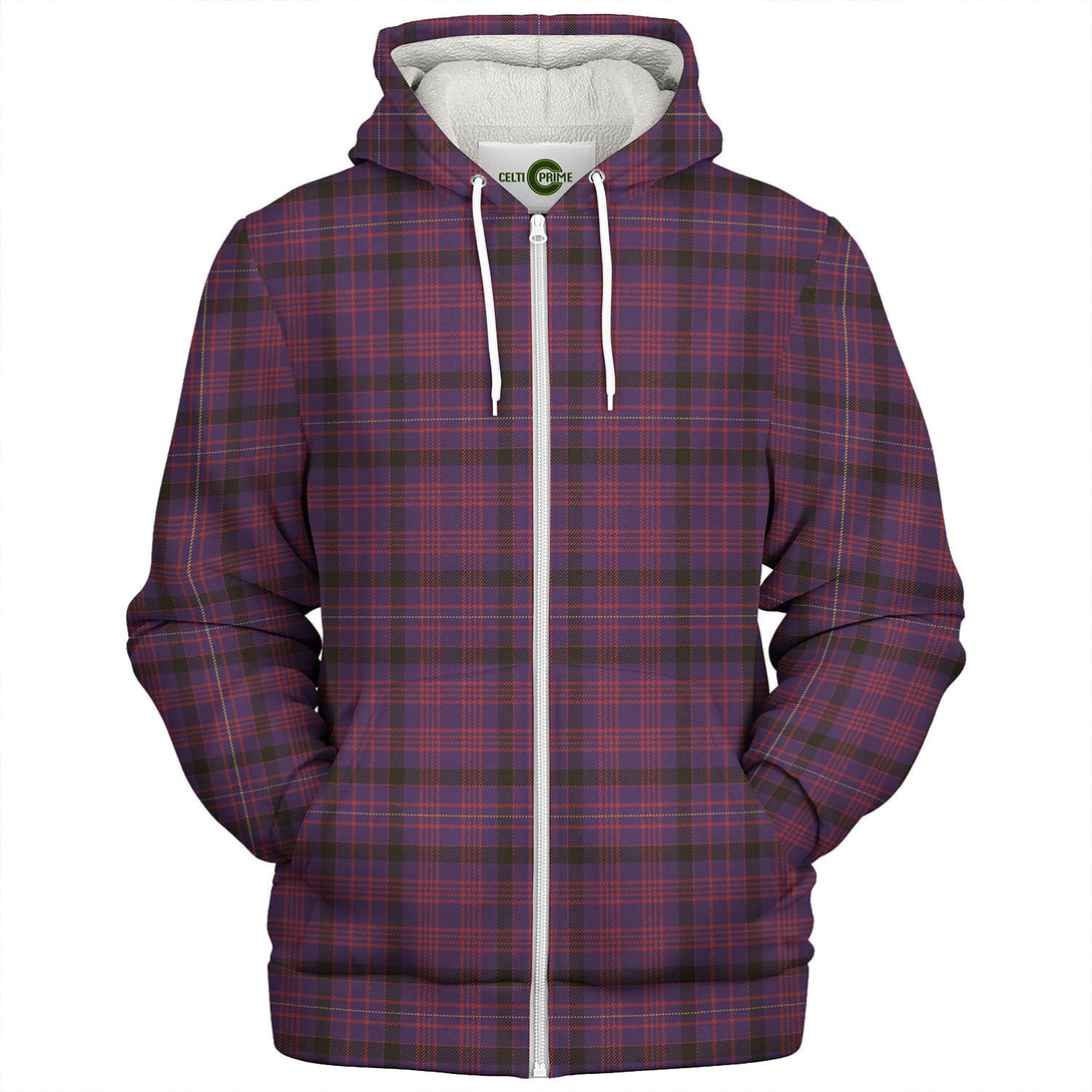 Dundonald Weathered Tartan Sherpa Hoodie